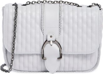 Longchamp Amazone Small Quilted Leather Crossbody Bag in Pearl at Nordstrom Rack