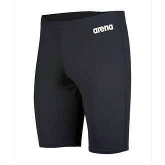 Arena Heren Solid Jammer Shorts (Zwart/Wit)