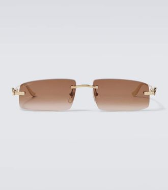 Cartier Panthère De Cartier rectangular sunglasses