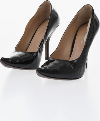 Maison Margiela Patent Leather Pointed Toe Pumps 10cm Maison Margiela