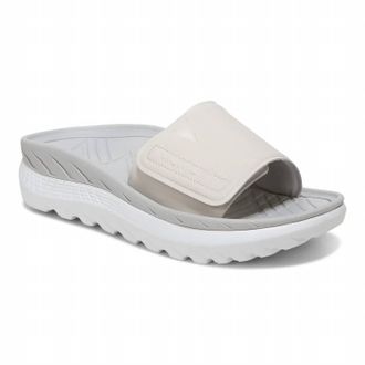Vionic Womens Rejuvenate Recovery Sandal In White Vapor