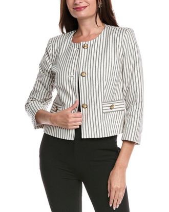 T Tahari Cropped Jacket