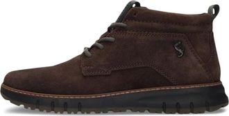 Salamander Winter Enkellaarsjes - Heren - Veterlaarzen - Bruin - 43 EU - Leer - Schoenen