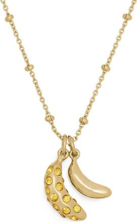 Kate Spade New York banana pendant necklace in Light Topaz at Nordstrom