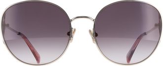 Ted Baker Round Womens Gloss Light Gold Grey Gradient TB1775 Lake Metal - One Size