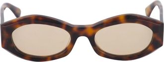 Corlin Eyewear unisex, Accessoires, Bruin, Maat: 55 MM Leer
