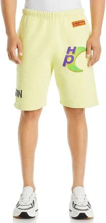 Heron Preston Mens Bicolor Cotton Shorts
