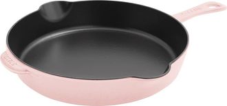 Staub 11-Inch Enameled Cast Iron Traditional Skillet in Peony Pink at Nordstrom
