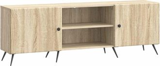 vidaXL Mueble De Tv 150 X 31 X 50 Cm Roble Sonoma Madera De Ingenier&iacute;a Vidaxl