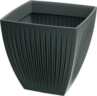 Prosperplast Maceta Latia Square midl Ø40x40 Antracita