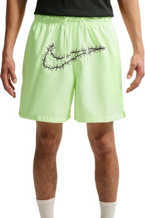 Nike Club Flow Shorts Barely Volt Dark Raisin IR6935-701