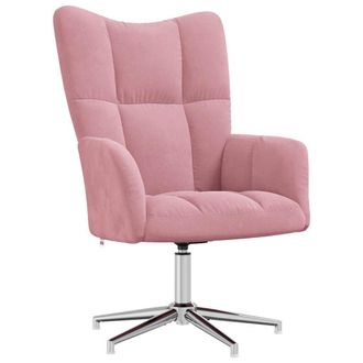 vidaXL Sill&oacute;n De Relax De Terciopelo Rosa Vidaxl