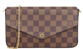 Louis Vuitton Brown Damier Ebene Pochette Felicie