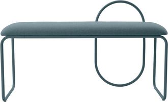 AYTM Design Sitzbank Angui - Dusty Blue Bouclé