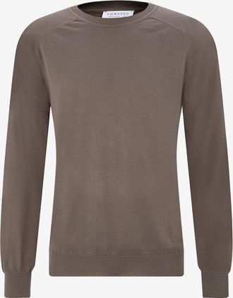 Sunspel Rundhals-Pullover aus Kaschmir und Sea Island-Baumwolle