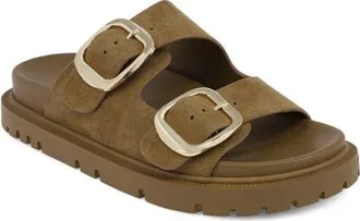 Mia Alttar Slide Sandal in Tan at Nordstrom, Size 6.5