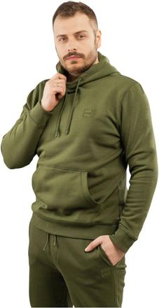 HUGO BOSS Heren, Sweatshirts & Hoodies, Groen, Maat: M Katoen