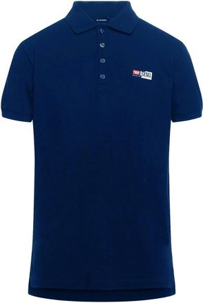 Diesel Small Diesel Logo Donkerblauw Poloshirt