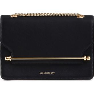 Strathberry Stylist Leather Shoulder Bag in Black at Nordstrom