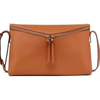 MCM Diamant 3D Shoulder Bag in Calf Leather in Brown at Nordstrom, Size Large