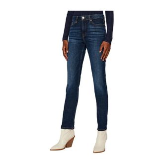 Tommy Hilfiger Jeans, Dames, Blauw, W30 L28, Katoen, Heritage Rome Straight Jeans