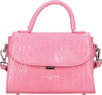 Lancaster Leren Tas - Dames - Handtassen - Roze - ONE Size - Leer - Tassen