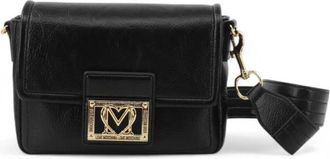 Love Moschino Crossbody Bag - Dames - Schoudertassen - Zwart - ONE Size - Leer - Tassen
