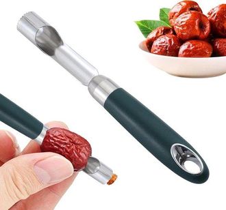 OEM Descorazonador De Frutas - Descorazonador De Peras - Preparaci&oacute;n De Frutas - Mango Ergon&oacute;mico - 20 Cm - Color Plata