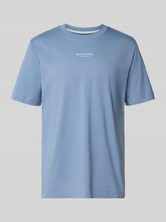 Marc O'Polo Regular Fit T-Shirt aus reiner Baumwolle in Sky, Gr&ouml;&szlig;e XXL