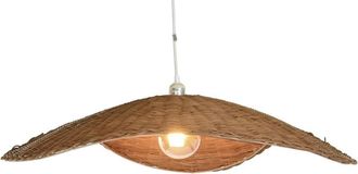 Home Heavenly L&aacute;mpara De Techo Balinesa Ohana, Colgante Redondeada De Rat&aacute;n, 78,5 Cm De Di&aacute;metro. Rat&aacute;n - Home Heavenly