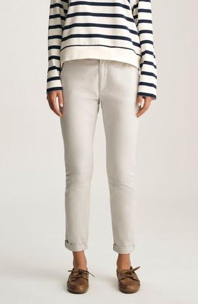 Mavi Kathleen Stretch Cotton Chinos in Pearly River Twill at Nordstrom, Size 30 X 28