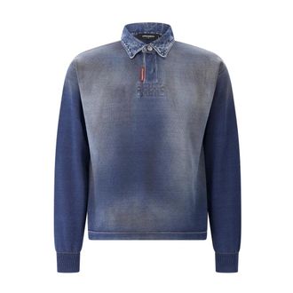 Dsquared2 Polo Shirts, male, Blue, Size: XL Polo Shirts