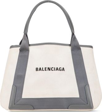 Balenciaga Pre-owned Womens Everyday Tote Canvas Shopper - Light Grey Textile - One Size