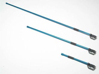 AMA Asta telescopica per abbacchiatore pneumatico estensibile da 145 a 225 cm