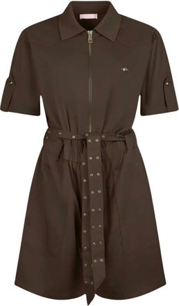 Liu Jo Abito salopette - female - Liu Jo - Playsuits - Brown - XS - Jumpsuits & Playsuits