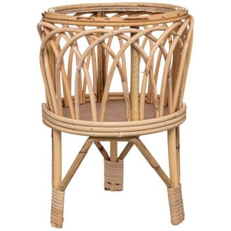 Atmosphera Atmosphera - Maceta Carmen - Beige - Rat&aacute;n H39 Cm Cr&eacute;ateur DInt&eacute;rieur