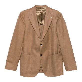 Luigi Bianchi Mantova Giacca - - Jackets - Uomo - Beige - S