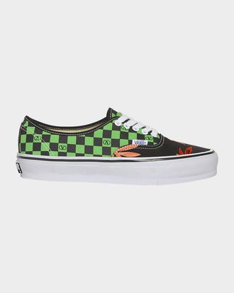Valentino Garavani x Vans Authentic Checkerboard Tropical Sneakers