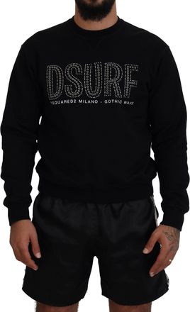 Dsquared2 Dsquared&sup2; Cotton Printed Long Sleeves Pullover Mens Sweater (Pre-Owned)