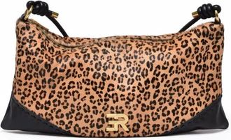 Ermanno Scervino Tassen, Dames, Bruin, ONE Size, Leer, Alicia Schoudertas