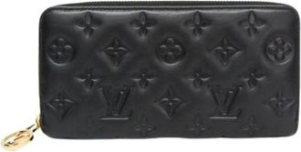 Louis Vuitton Pre-owned Wallets, unisex, Black, Size: ONE SIZE Pre-owned Coussin Zippy Wallet