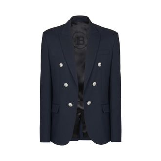 Balmain Hombre, Chaquetas, Azul, Talla: M