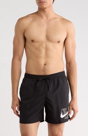 Nike 5-Inch Volley Swim Shorts in Black at Nordstrom Rack, Size X-Large