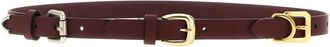 Etro Triple Buckle Belt - Dames - Riemen - Rood - 90 CM - Leer - Accessoires