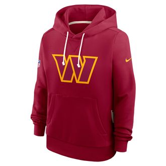 Nike Washington Commanders Sideline Nike Womens Dri-FIT NFL Pullover Hoodie in Red | 03C367P9E-A0M