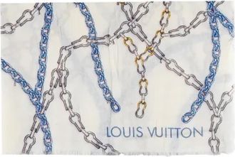 Louis Vuitton Pre-owned Silk scarves - Dames - Vintage Accessoires - Veelkleurig - ONE Size - Kasjmier - Vintage