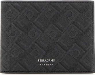 Ferragamo Printed Canvas Wallet