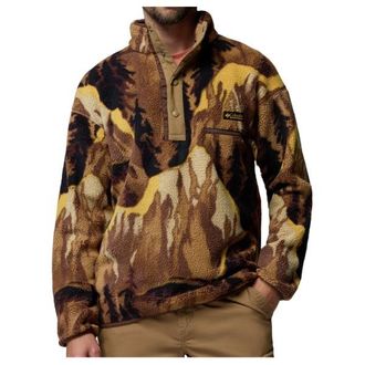 Columbia Helvetia II Printed Half Snap Fleece Fleecepullover f&uuml;r Herren | braun