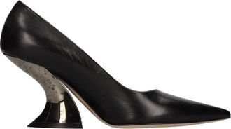 Casadei Elodie Pump - Dames - Pumps - Zwart - 37 EU - Leer - Schoenen