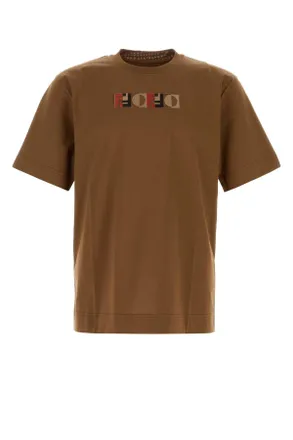 Fendi Biscuit Cotton T Shirt